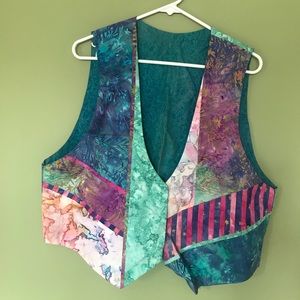 Hand made fabric vest